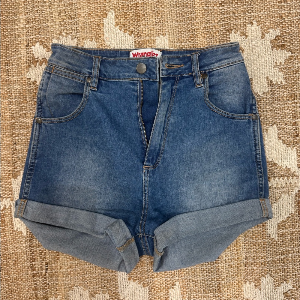 UO Wrangler PinUp Denim Shorts
